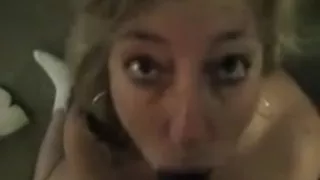 Hot German Slut Gives Blowjob In The Car