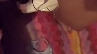 Sexy MILF teasing and sucking cock