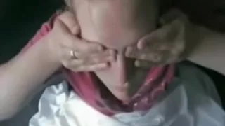 Big facial for my hot blonde gf