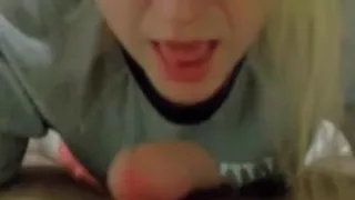 Crazy Bitch Fucks Herself In Front of Neighbors