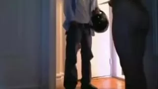 Naked young girl flashing guy