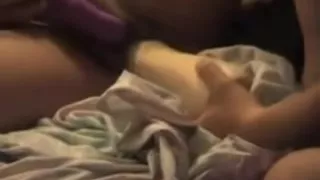 Pregnant with huge sexy toy