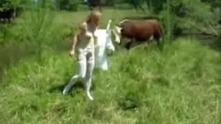 Vintage Dress Fun Outdoors