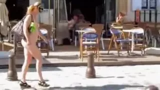 Nude walk in public
