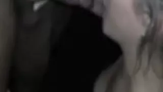 Slut wife with black boyfriend at a gloryhole