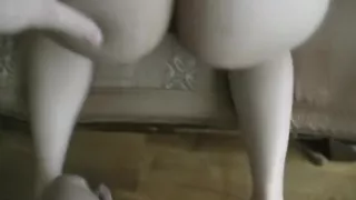 Brunette babe in sexy lingerie doggystyle fucked and got creampie