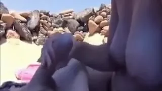 masturbation on the beach