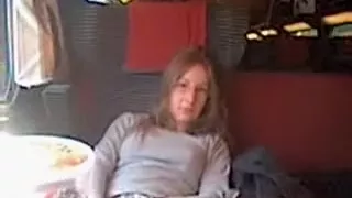 alex teen train flashing