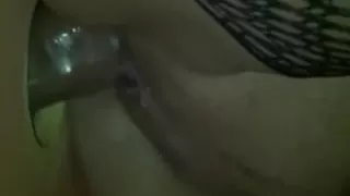 taking huge cock in the hole