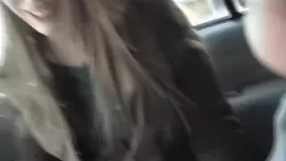 Private sex video blowjob in the car