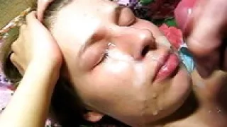 Homemade porn with a spectacular facial cumshot