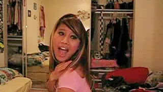 hot asian girlfriend  dances the sexy way