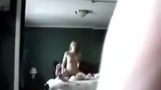 Private sex tape taken in the mirror