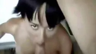 Kurzhaarige Frau Gesichts-Video