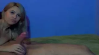 Big load for his girlfriend's face