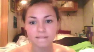 Sexy girlfriend rubbing her wet cunt