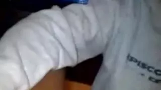 Bored teen finds fun with a big black cock