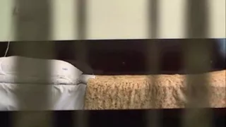 Cute blonde babe masturbates wildly