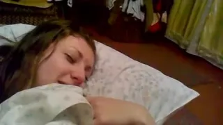 Slender teen cutie swallows my dick