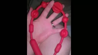 Funky shaped anal beads