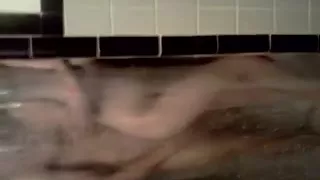 Amateur teen lovers hot shower fuck
