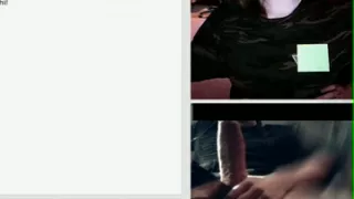 Real Army Chick shows boobs on Omegle