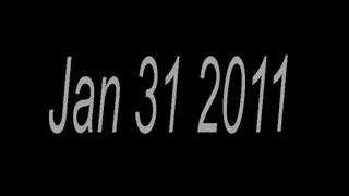 Preggy Babe Blowing her own Tits