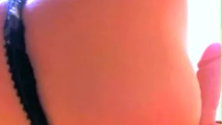 Another Cute Teenie Strip on Webcam