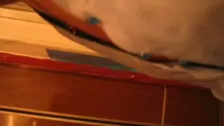 Miss Isakina porch oral sex stimulation. Cum in face hole