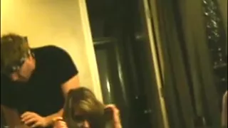 Hot teen couple having fun on video