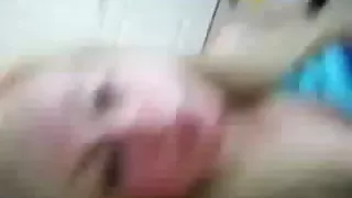 Seductive blonde working her ass