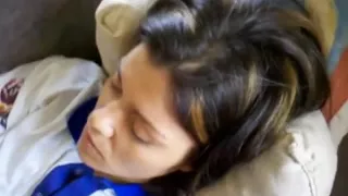 Sexy surprise blowjob for horny man