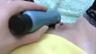 Tight Legal Age Teenager With Blue Vibrator