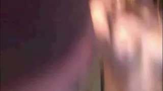 Fantastic slim beauty taking a shower!