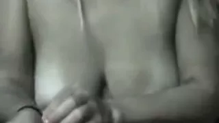 Hot dark brown hair honey sucks big 10-Pounder