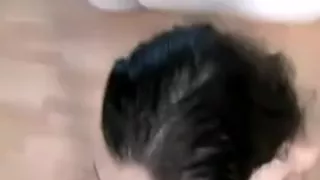 Naughty doxy gets warm facial