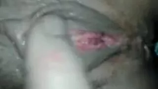 Concupiscent Latin Honey Jerking Off her Tight Snatch