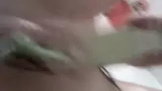 Cleaning My Filthy Cum Filled Fur Pie