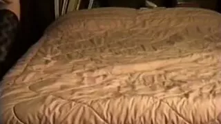 wife fucking in black teddy and stockings