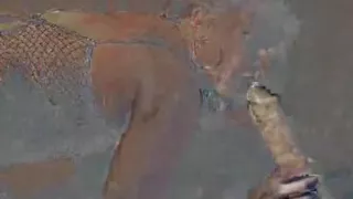 aged acquires very juicy during the time that dildoing from behind