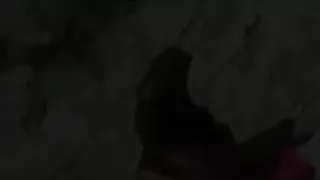 Interracial beach pair spied on