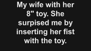 wife holly self fisting with toy 2.