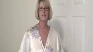 Older Non-Professional German Wife Showing In Nature's Garb for Young Husband