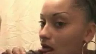 Cutie Sucking Dark Jock In The Wc