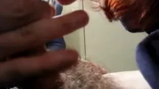 Sucking well my man's hammer