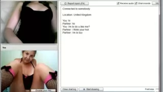 English cutie on Chatroulette