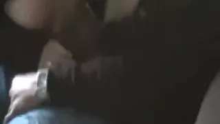 Wife sucking darksome ding-dong