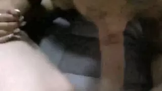 Floozy sucks and fingering guy in pov