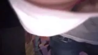 Slender shy legal age teenager rides boyfriend on bed