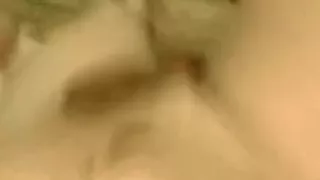 Girlfriend giving a blowjob